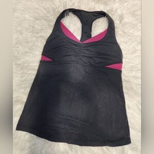 Grey And Maroon Lululemon Top